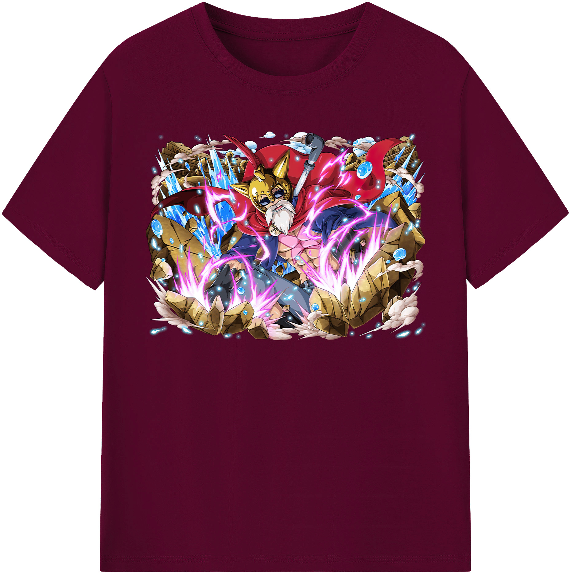 ワンピース モンキー・D・ルフィ ONE PIECE Monkey D. Luffy レディースカジュアルプリントTシャツ（綿100％）